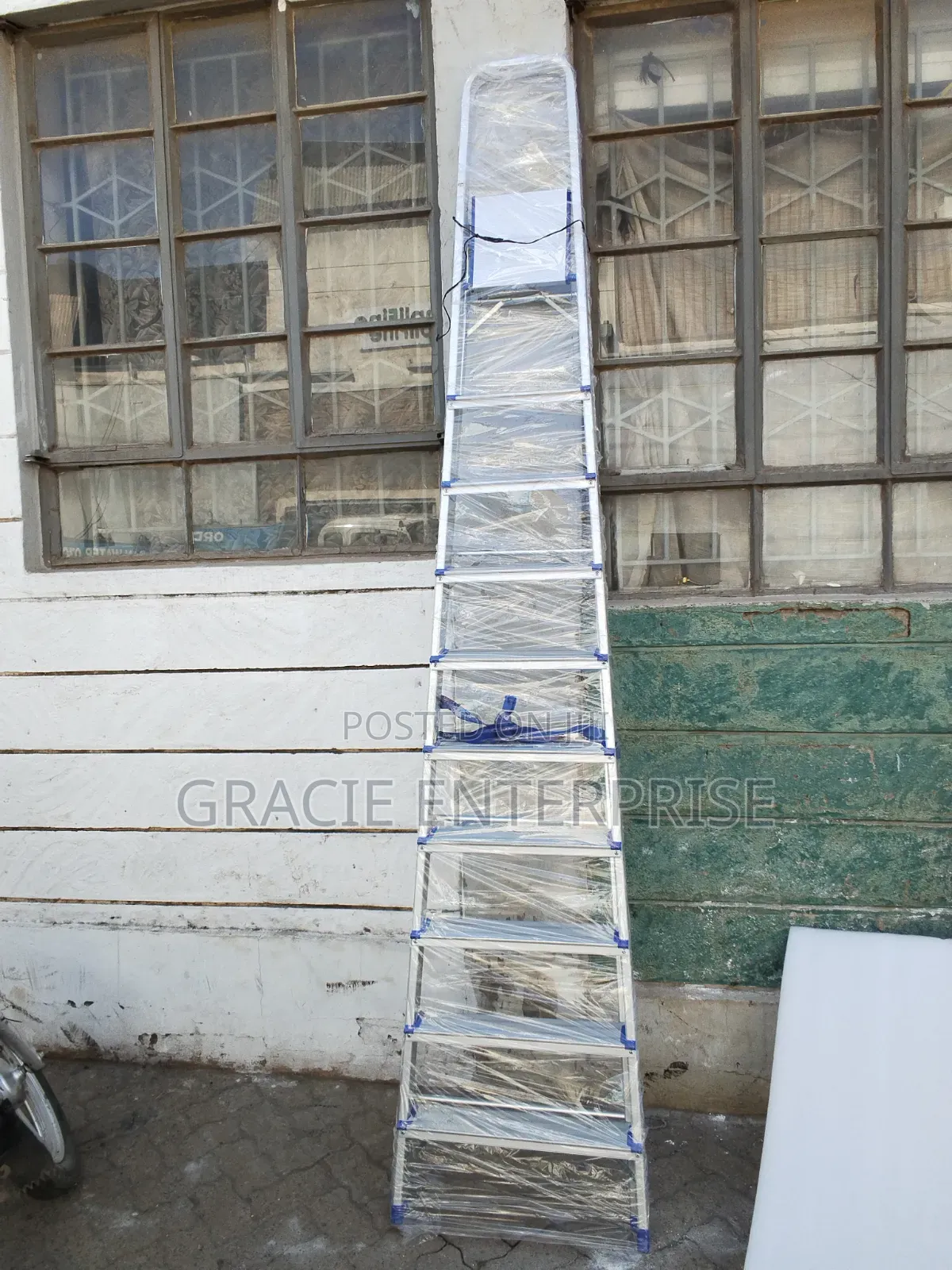 10 Steps Aluminum Household Ladder