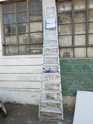 10 Steps Aluminum Household Ladder