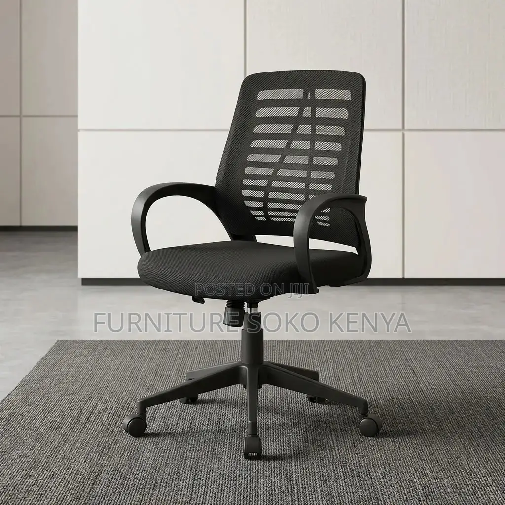 Strong Mesh Adjustable Chairs | Mid Back Ergonomic Seat