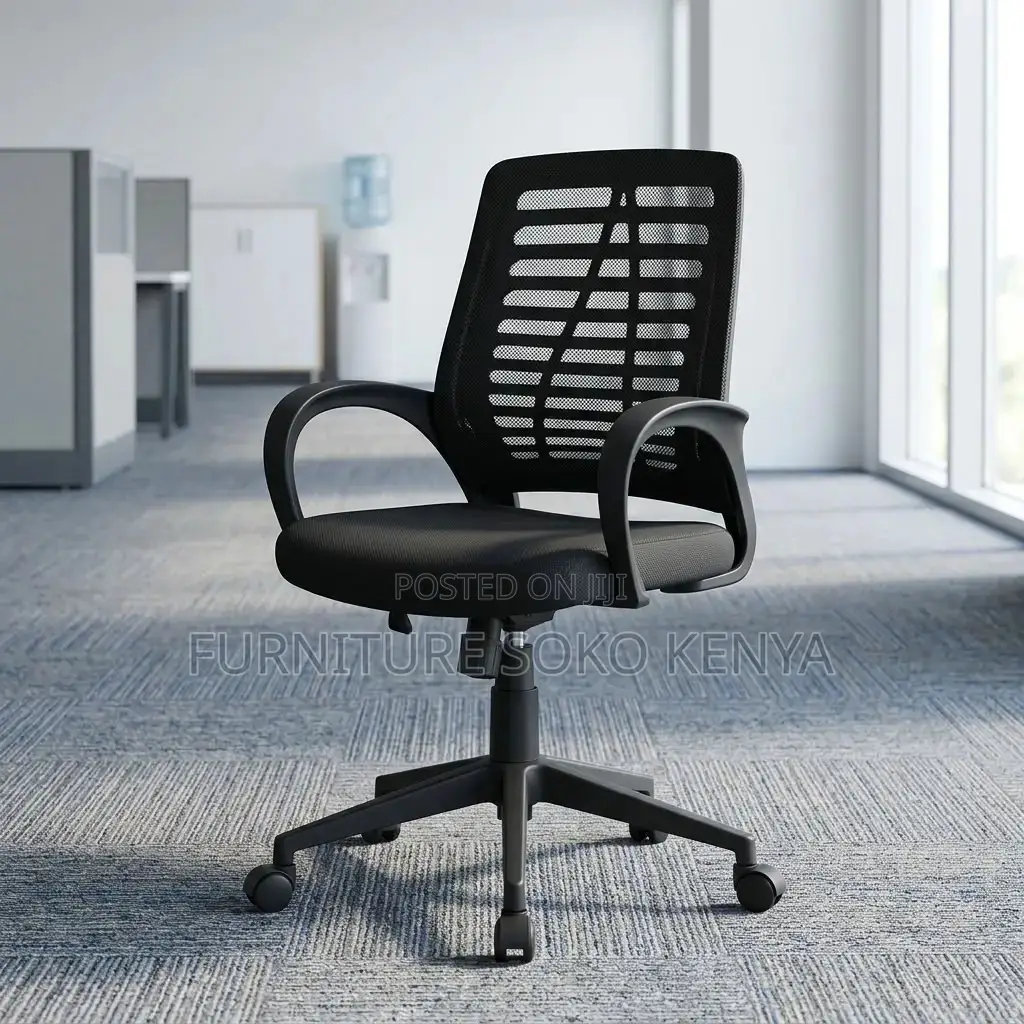 Strong Mesh Adjustable Chairs | Mid Back Ergonomic Seat