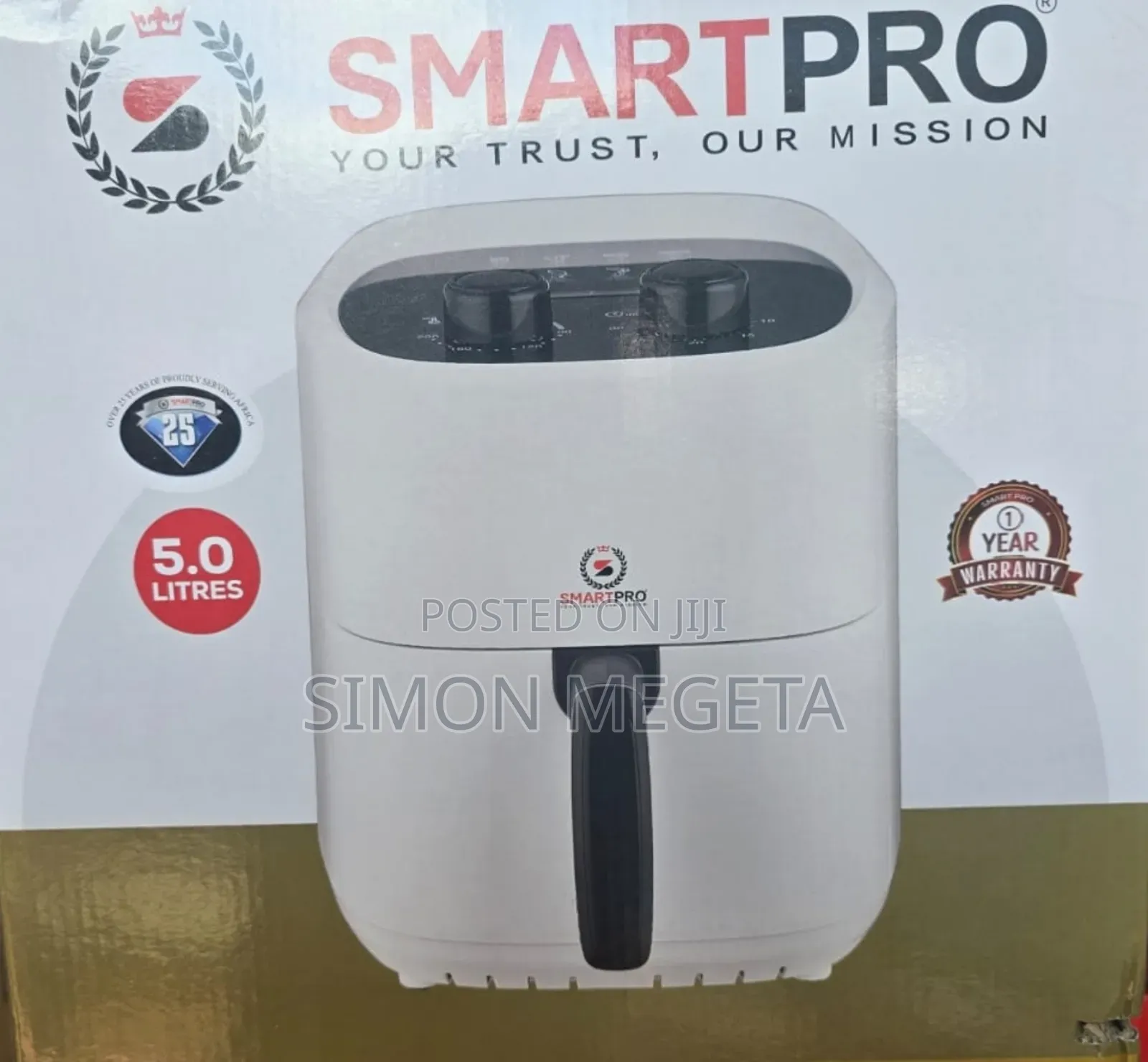 5 Litres Smart Pro Digital Air Fryer