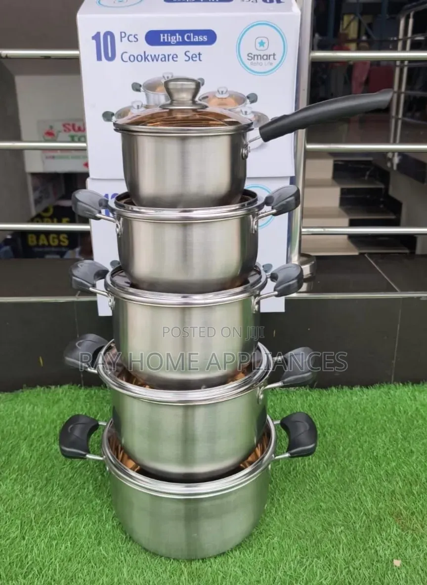 10pieces Stainless Pots Set