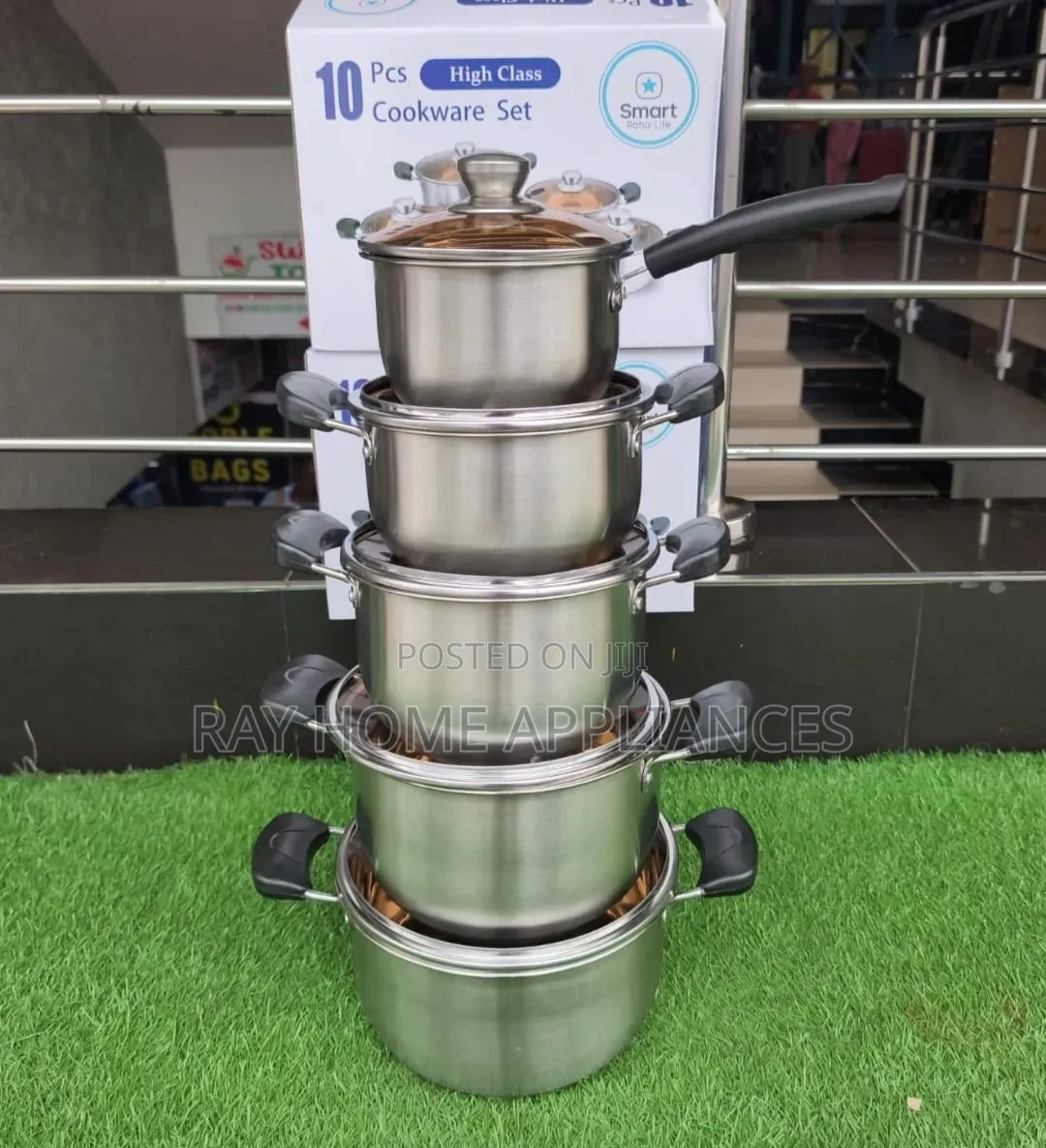 10pieces Stainless Pots Set
