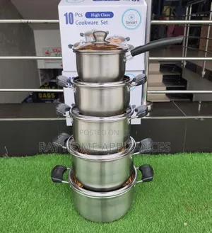 10pieces Stainless Pots Set