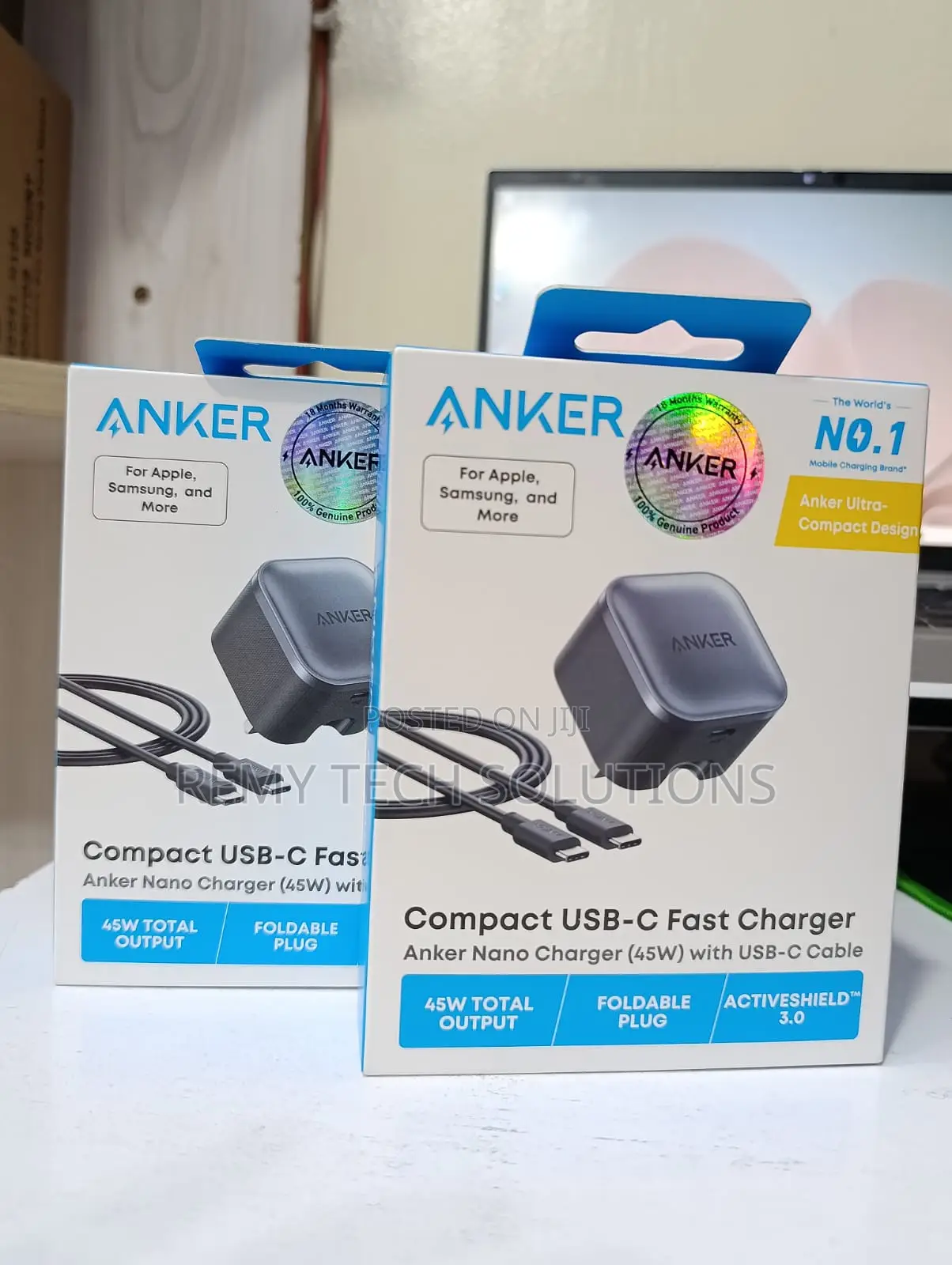 Anker Nano Charger 45w With USB-C Cable