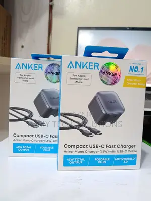 Anker Nano Charger 45w With USB-C Cable
