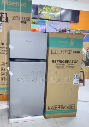120L Hisense Double Door Fridge,Top Mount Freezer