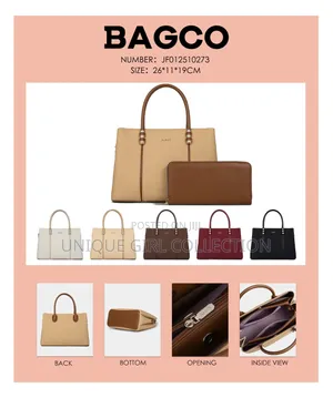 Premium BAGCO Luxury 2-in-1 Handbag Set