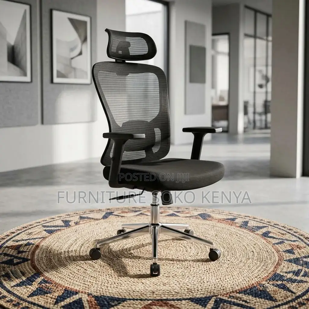 Ergonomic High Back Chairs | Executive Fabric Modern Seats