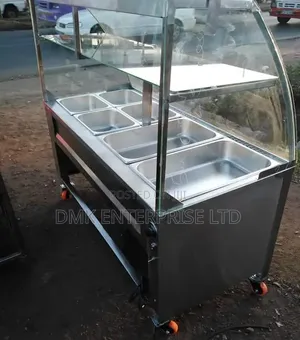 Stainless Steel Electric Bain-Marie and Food Warmer Display