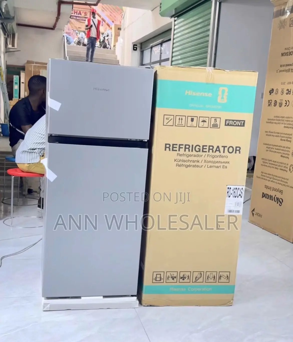 Hisense 120L Double Door Refrigerator