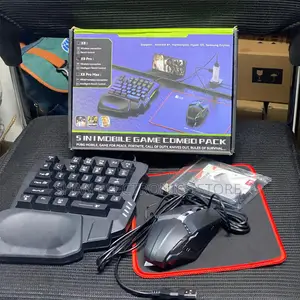 5 in 1 Mobile Game Combo RGB Keyboard and Mouse Pad