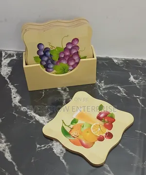 *6 PCS Coasters With Stand