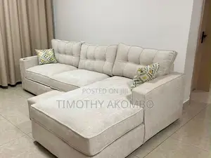 L Seater With a Pouf