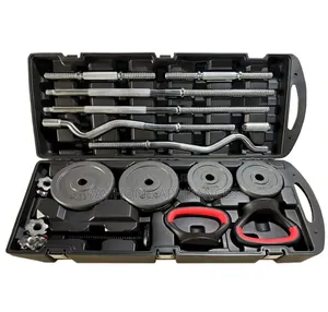 58kgs Adjustable Dumbell & Barbell Set