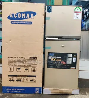 Ecomax Double Door Refrigerator 118litres