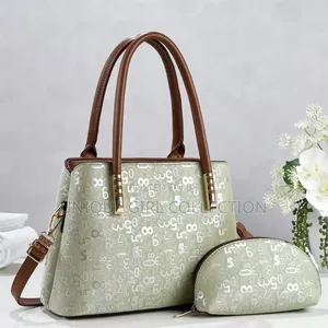 Chic Danbaoly Luxury 2-in-1 Monogram Handbag Set