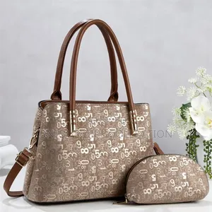 Chic Danbaoly Luxury 2-in-1 Monogram Handbag Set