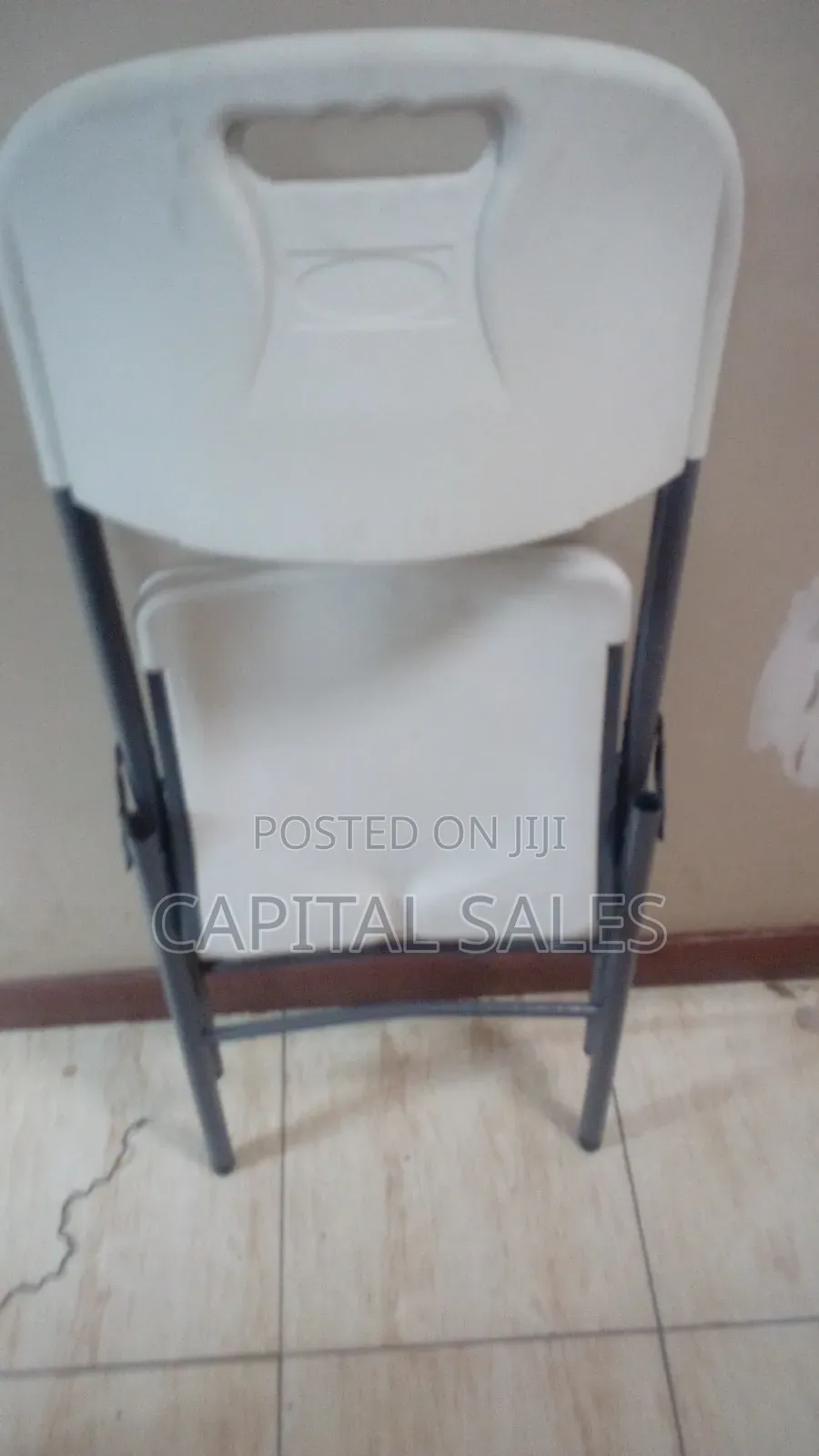 Outside Foldable Plastic Chair-Heavy Duty