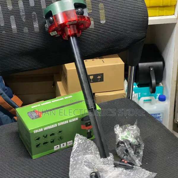 Solar Motion Detection Alarm Day Night Operating Modes