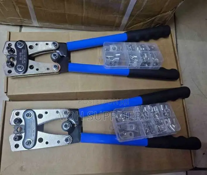 HX-50B Manual Crimping Tool Kit for Cable Lugs and Battery Terminals