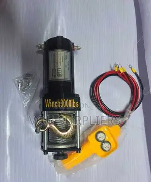 12V 3000 LBS (1,350 Kg) Electric Recovery Winch Kit
