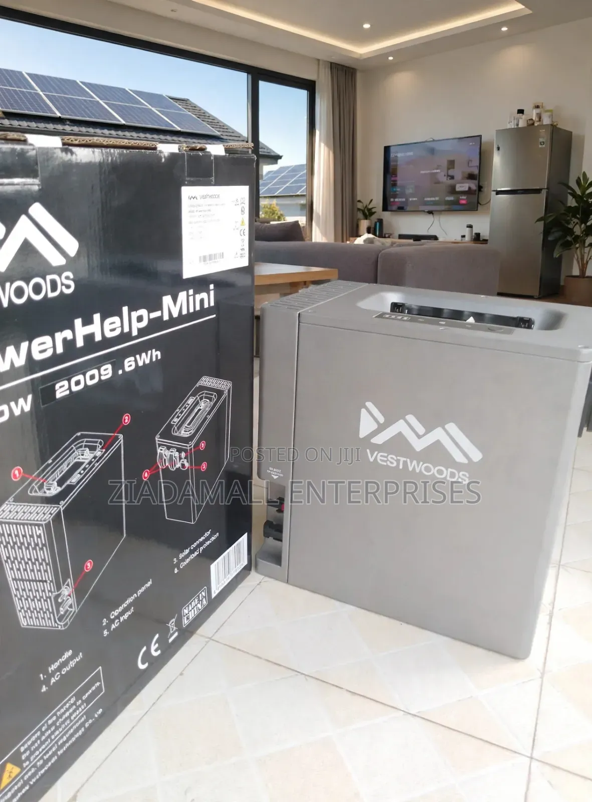 Vestwoods Battery 2kWh - PowerHelp-Mini - Lithium - New
