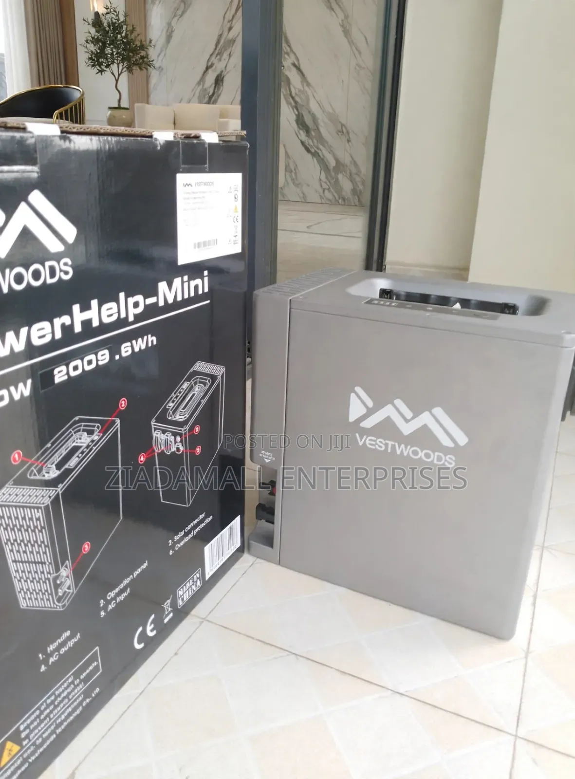 Vestwoods Battery 2kWh - PowerHelp-Mini - Lithium - New
