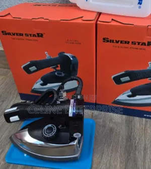 Silver Star Garment Pressing Iron