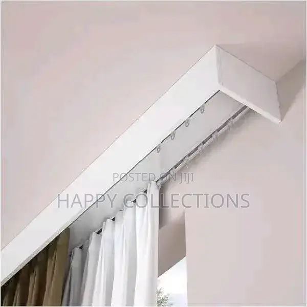 Double Aluminum Curtain Rails With Accessories