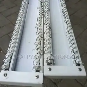 Double Aluminum Curtain Rails With Accessories