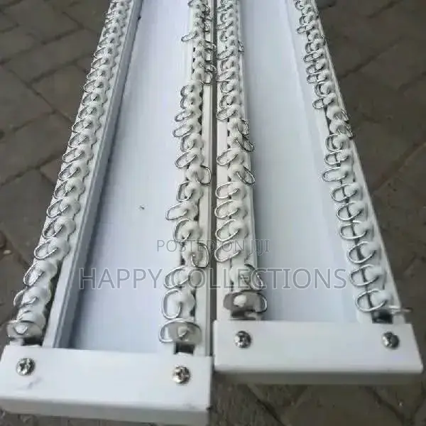 Double Aluminum Curtain Rails With Accessories