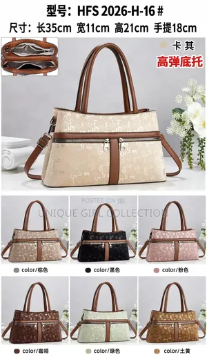 Premium Multi-Pocket Monogram Executive Handbag