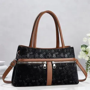 Premium Multi-Pocket Monogram Executive Handbag