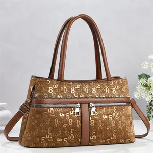 Premium Multi-Pocket Monogram Executive Handbag
