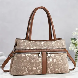 Premium Multi-Pocket Monogram Executive Handbag