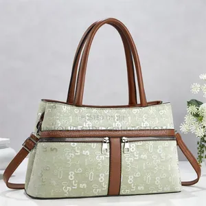 Premium Multi-Pocket Monogram Executive Handbag