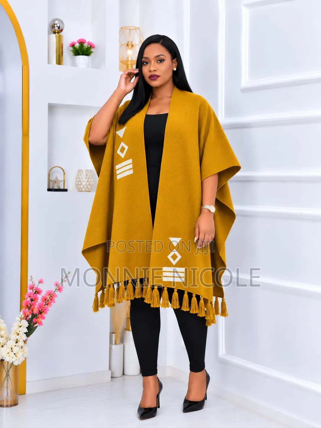 Elegant Office Warm Poncho