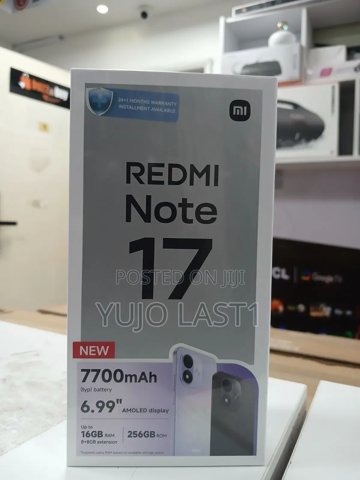 New Xiaomi Redmi Note 17 4G 256 GB Red