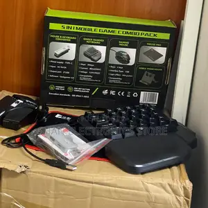 X8 5 in 1 Mobile Gaming Combo Pack Backlit Keyboard Mouse Pad