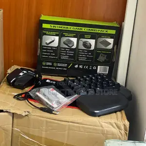 X8 5 in 1 Mobile Gaming Combo Pack Portable Phone Gaming Kit