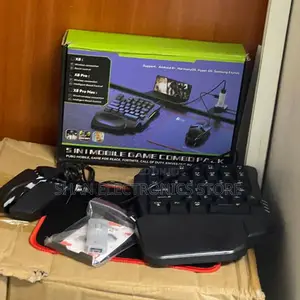 X8 5 in 1 Mobile Gaming Combo Pack Portable Keyboard Mouse Kit