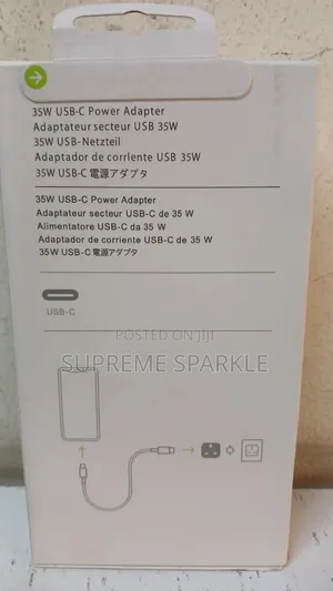 iPhone 16 Pro Max 35W Dual USB-C Port & USB-C to-C Charger.