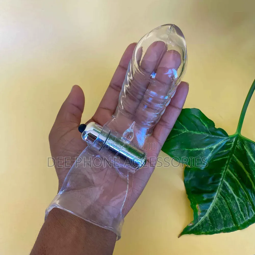 Finger Sleeve Vibrator G Spot Clit Massager Stimulator.