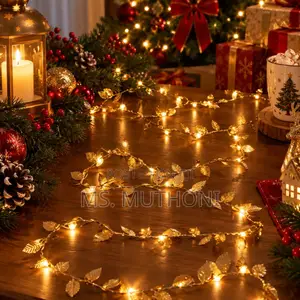 Leafy 10M Battery-Powered Christmas Fairy Lights