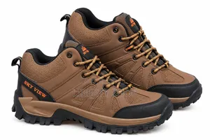 Skyview Dark Brown Hiking Boots – Outdoor Walking and Trekking Boots