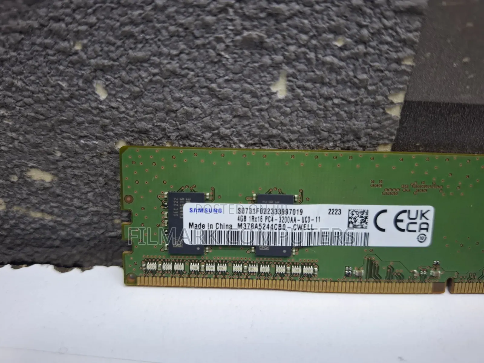 Samsung 4GB 1Rx16 PC4-3200AA-UCO-11 Memory/Ram for Desktop