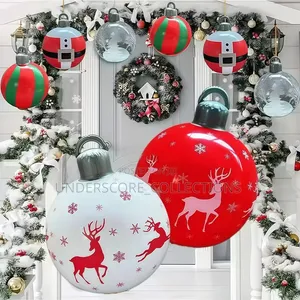40cm Outdoor Inflatable Christmas Ball PVC Giant Big Large Balls Xmas