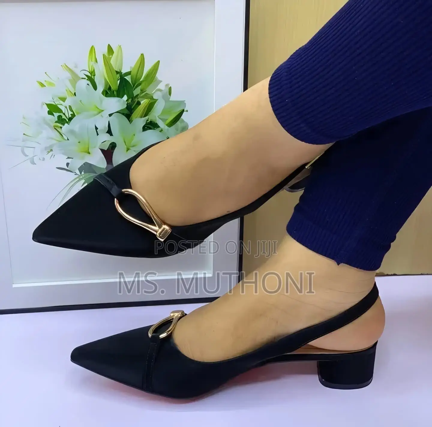 Low Comfortable Chunk Heel 37-42