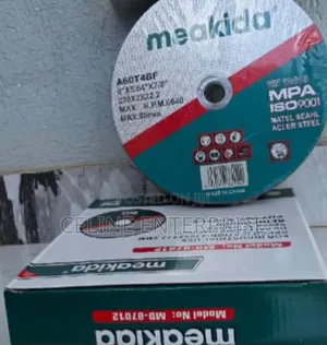 Meakida Metal Cut-Off Disc for Steel Pipes, Bars and Sheets